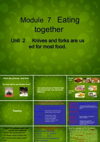 九年级英语下册 Module 7 Unit 2 We all own English课件 (新版)外研版 课件