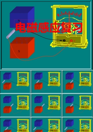 初三物理电磁感应复习[整理] 课件