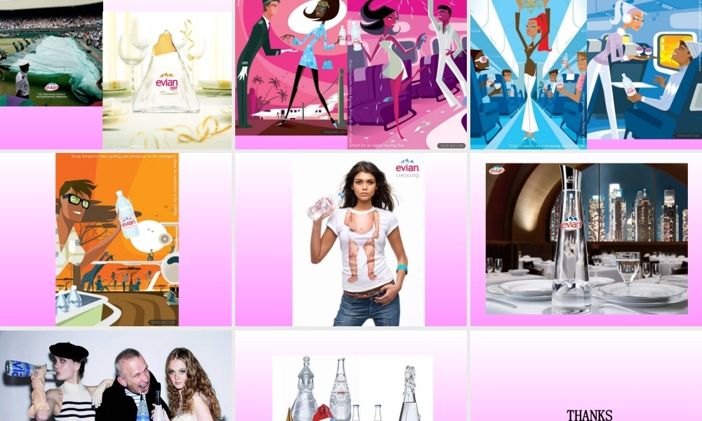 依云矿泉水广告策划平面广告赏析