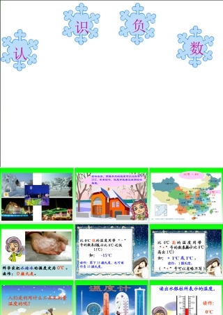 人教版_六年级数学下_认识负数PPT