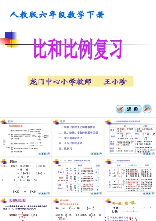 比和比例复习资料2