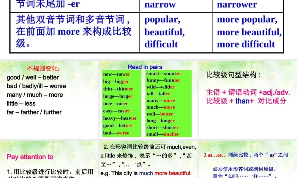 2013年八年级上最新人教版新教材Unit3_I'm_more_outgoing_than_my_sister_SectionA