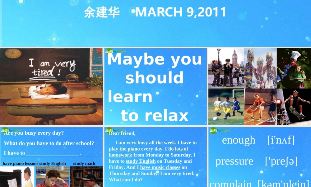 八年级英语下册 UNIT TWO READING课件 人教新目标版 课件