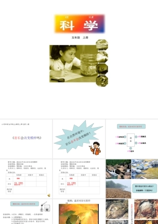 岩石会改变模样吗》