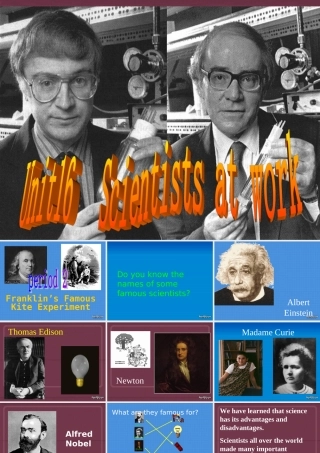 新课标高一英语Unit16 Scientists at work2 课件