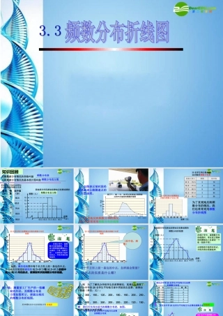 八年级数学下册 3.3 频数分布折线图(一)课件 浙教版 课件