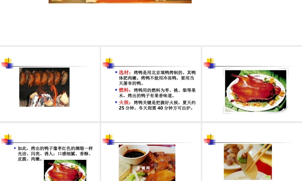《烤鸭》课件