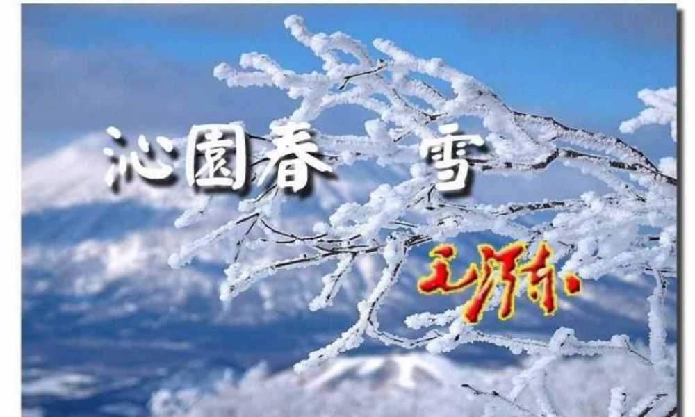 九年级语文上册 第1课 沁园春 雪(第1课时)课件 (新版)新人教版 课件