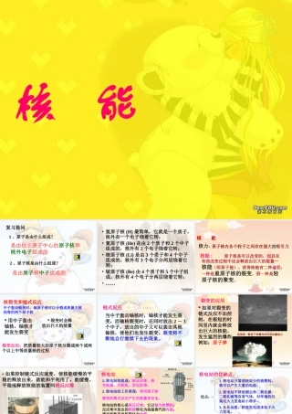 九年级物理核能 课件