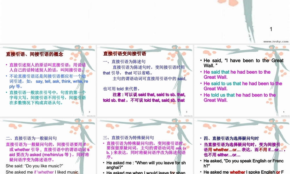 DirectandIndirectSpeech