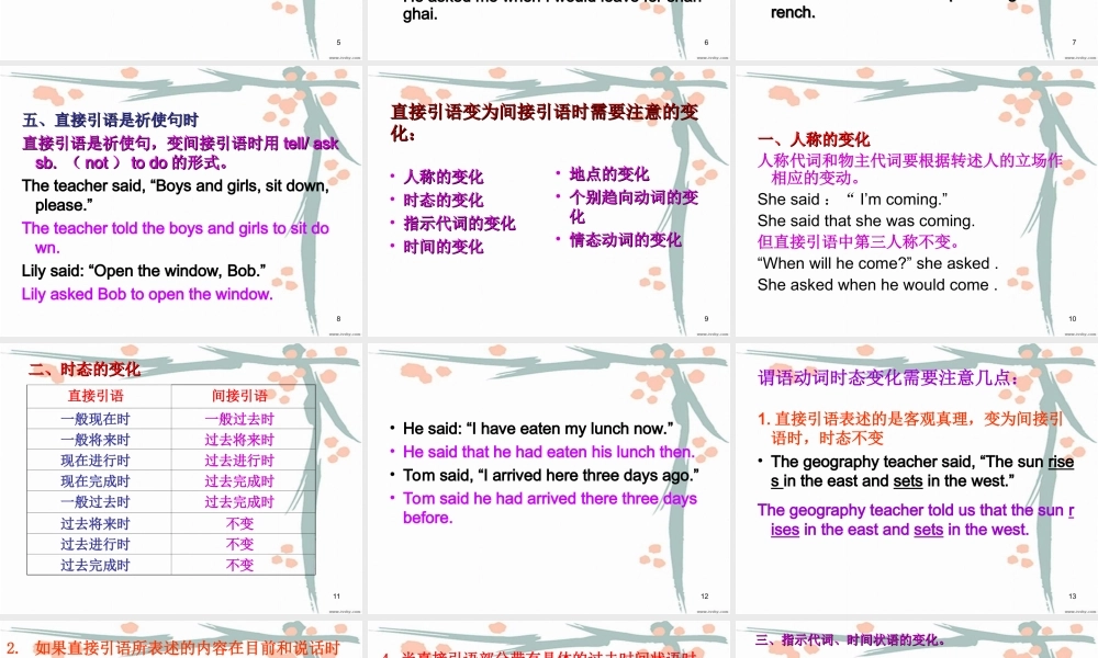 DirectandIndirectSpeech