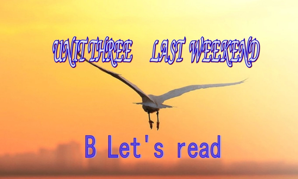 六年级下册Unit3第六课时