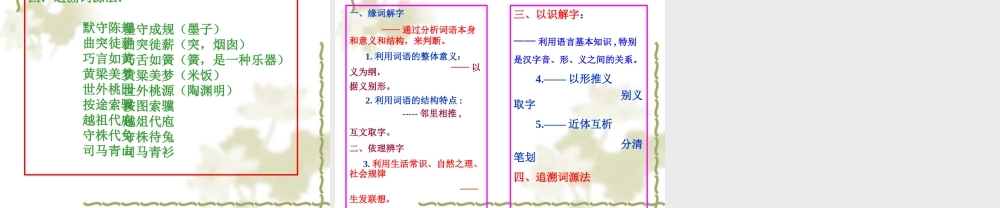 人教版识记现代汉语的字形 课件