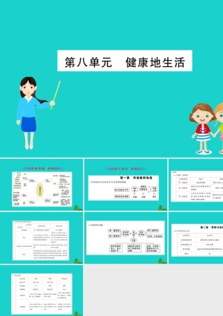 八年级生物下册 期末抢分必胜课 第一部分 主干知识速记 第八单元 健康地生活课件(新版)新人教版 课件