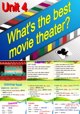 2013年秋新目标英语人教版八年级英语上册Unit4__Section_A_2课件