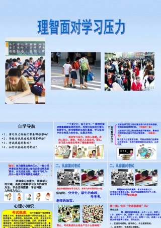 九年级政治 第十课第二节理智面对压力课件 人教新课标版 课件