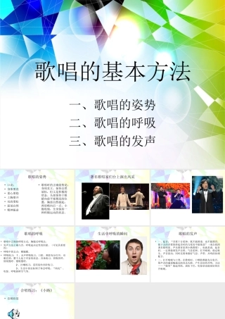 高考声乐艺术-歌唱的基本方法