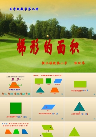 梯形的面积(张延伟)