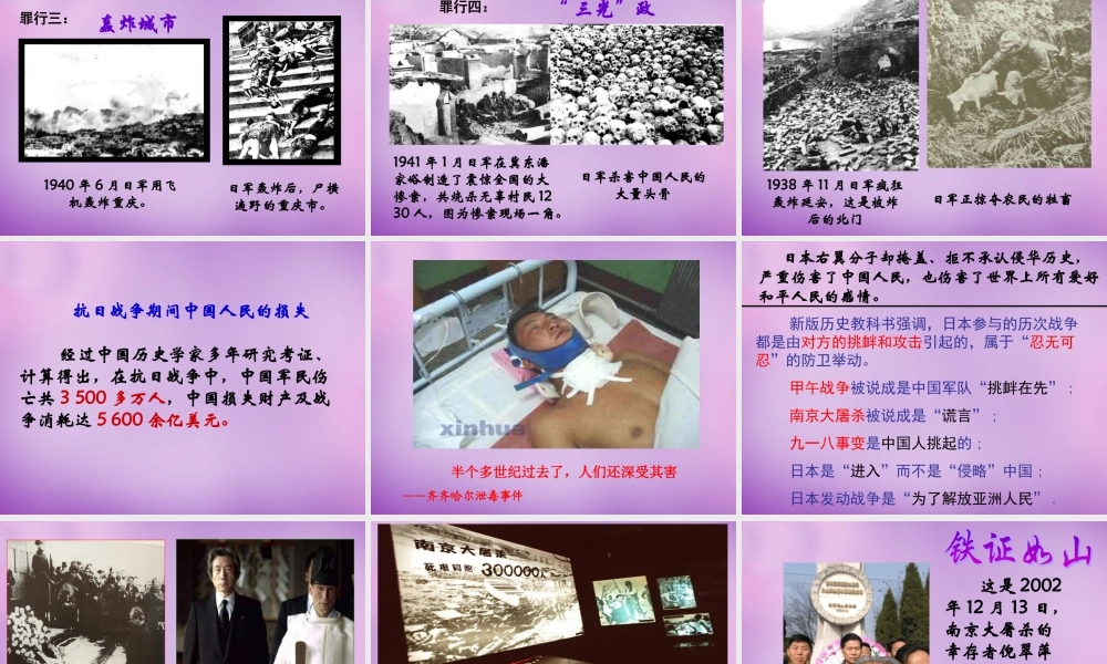 八年级历史上册 第17课 中华民族到了最危险的时候课件 北师大版 课件