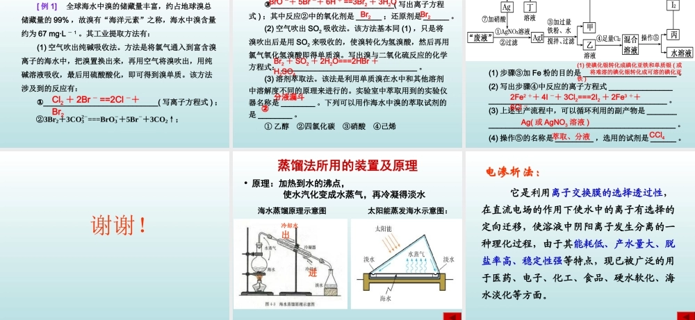 海水资源的开发利用