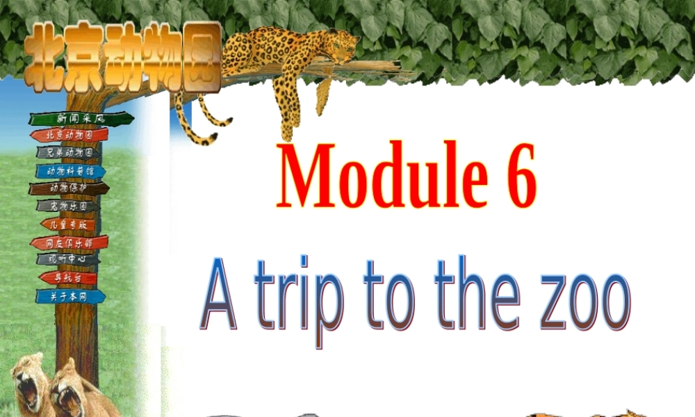 2012新外研版七年级上Module6Unit_1课件