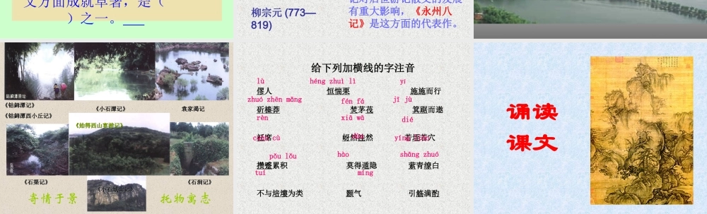 《始得西山宴游记》课件5