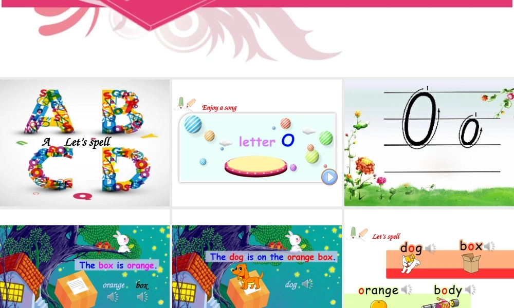 p四上册Unit3-A-let's-spel