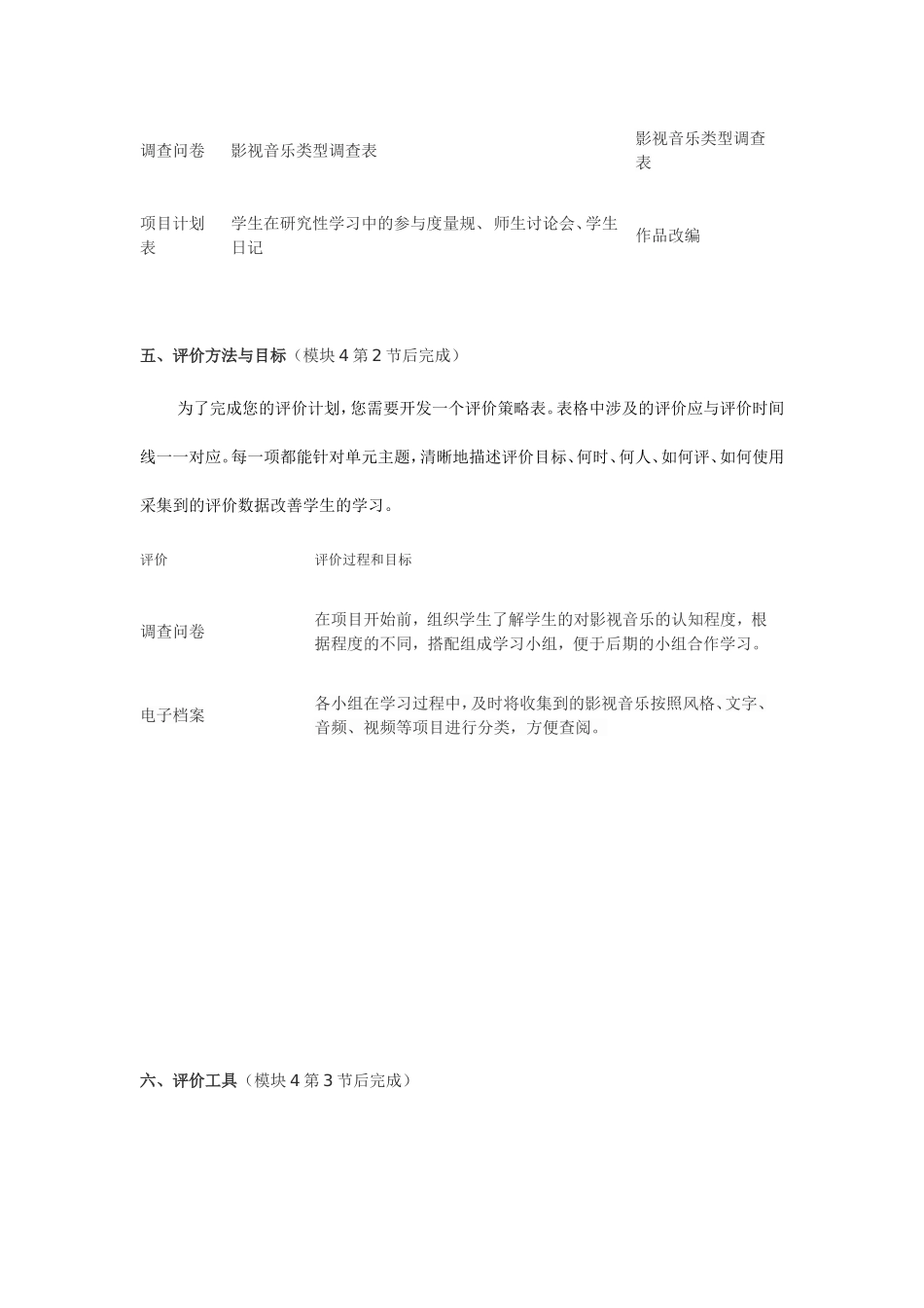 2013年远程培训intel未来教育项目音乐模块五作业影视音乐_第3页