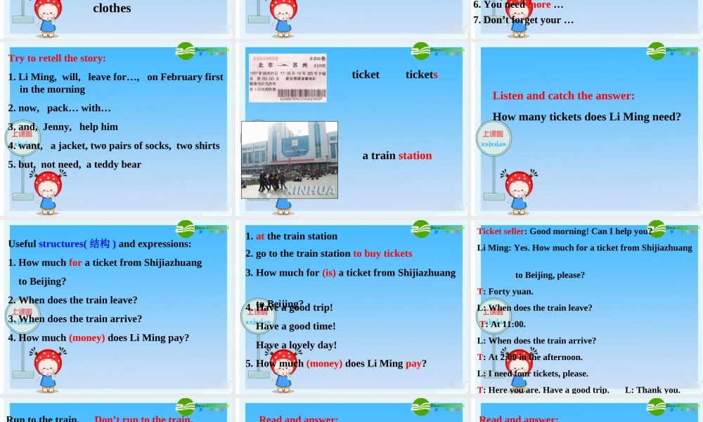 七年级英语上册 Lesson 7课件 冀教版 课件