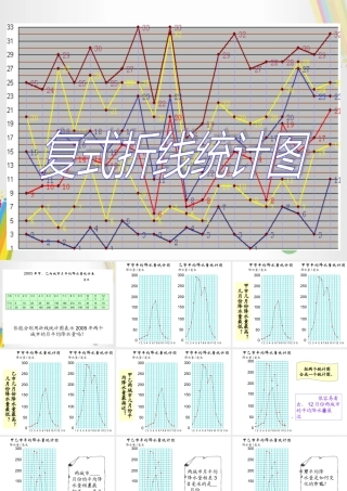 六年级数学上册《复式折线统计图》优质课件北师大版