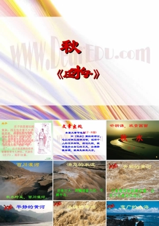人教版高一语文秋水 庄子课件