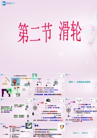 八年级物理下册 第12章 第2节 滑轮课件 (新版)新人教版