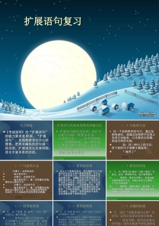 扩展语句复习 人教版 课件