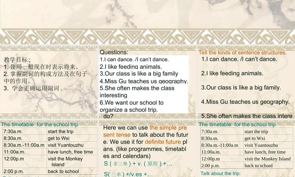 英语：Unit5BirdwatchersGrammar2课件(译林牛津八年级上)