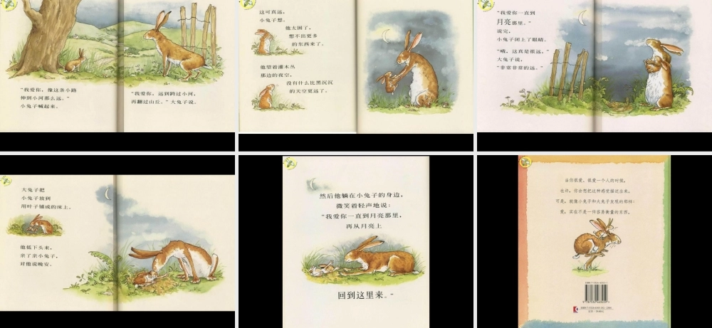 猜猜我有多爱你绘本