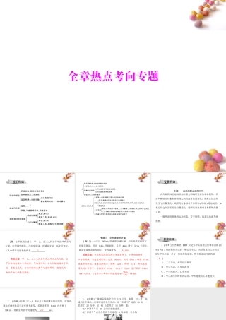 九年级物理 第十二章 全章热点考向专题课件 人教新课标版 课件