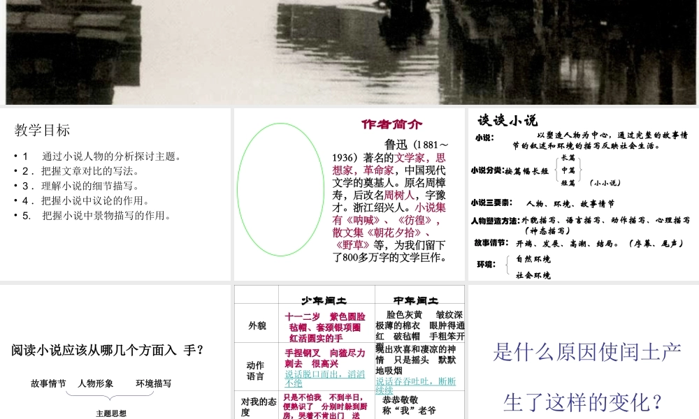 《故乡》课件1