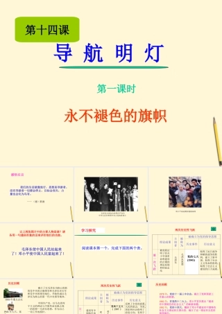 八年级政治下册 第十四课(导航明灯)课件 陕教版 课件