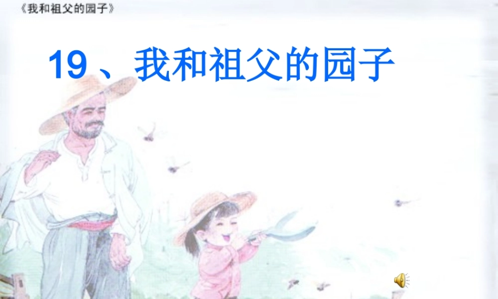 我和祖父的园子 (3)