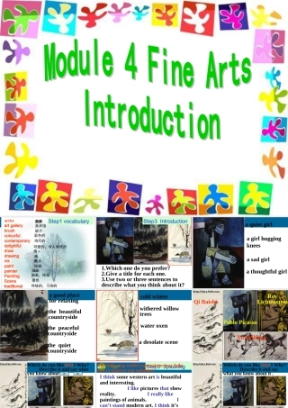 外研版必修二Module4 Introduction课件