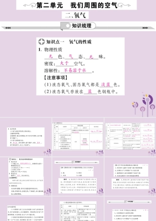 中考化学一轮复习 第1部分 夯实基础 第2单元 我们周围的空气 2 氧气课件