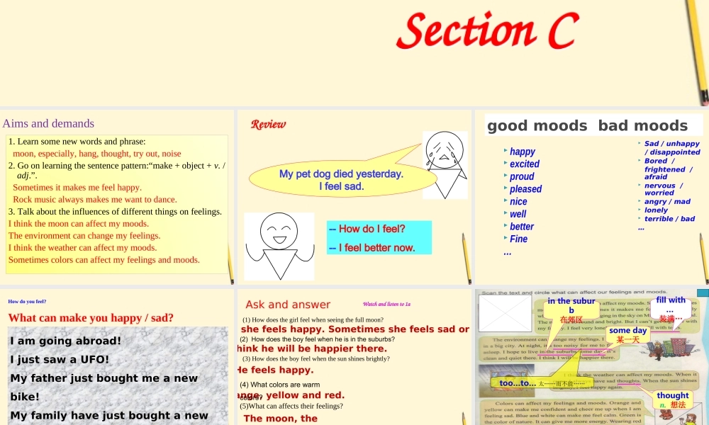 八年级英语下册 U5 T3 Sc课件 仁爱版 课件