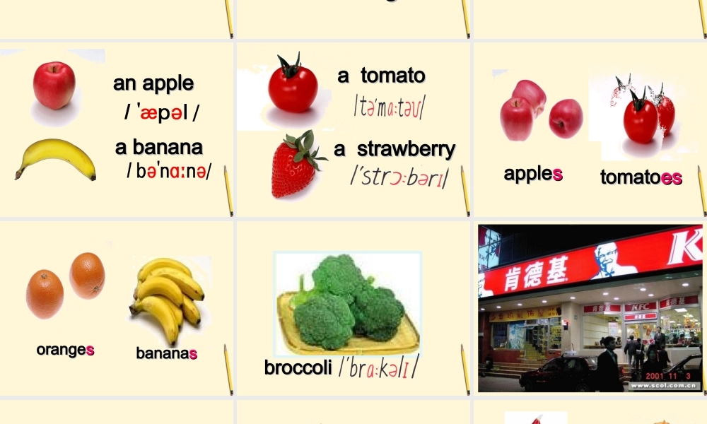 七年级英语 Do you like bananas Period1课件 人教新目标版 课件