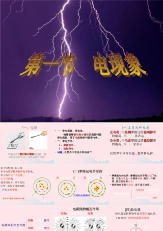 九年级物理上册 31 电现象课件1 (新版)教科版 课件