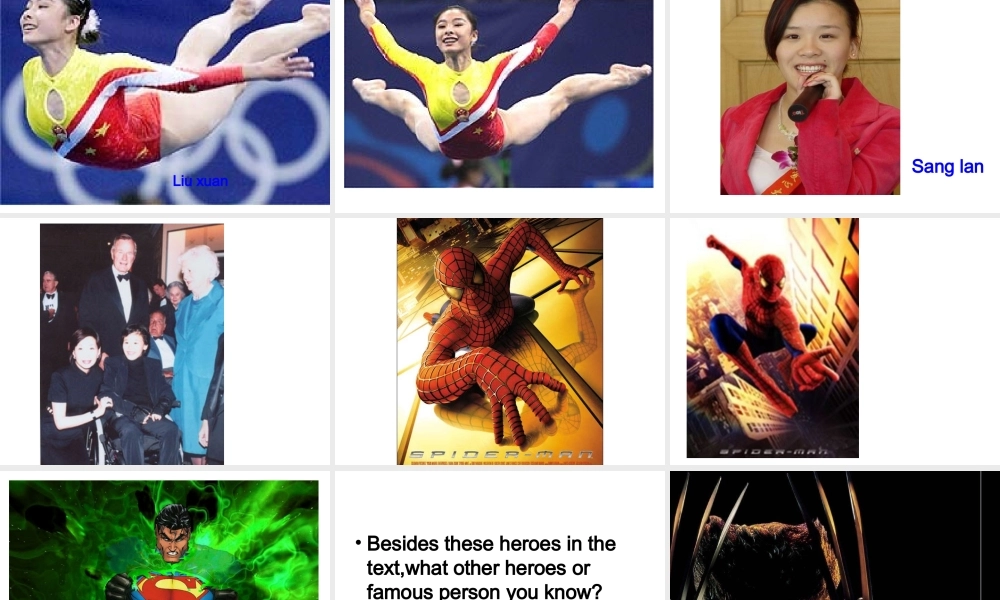 北师版英语必修1Unit2 Heroesppt 课件