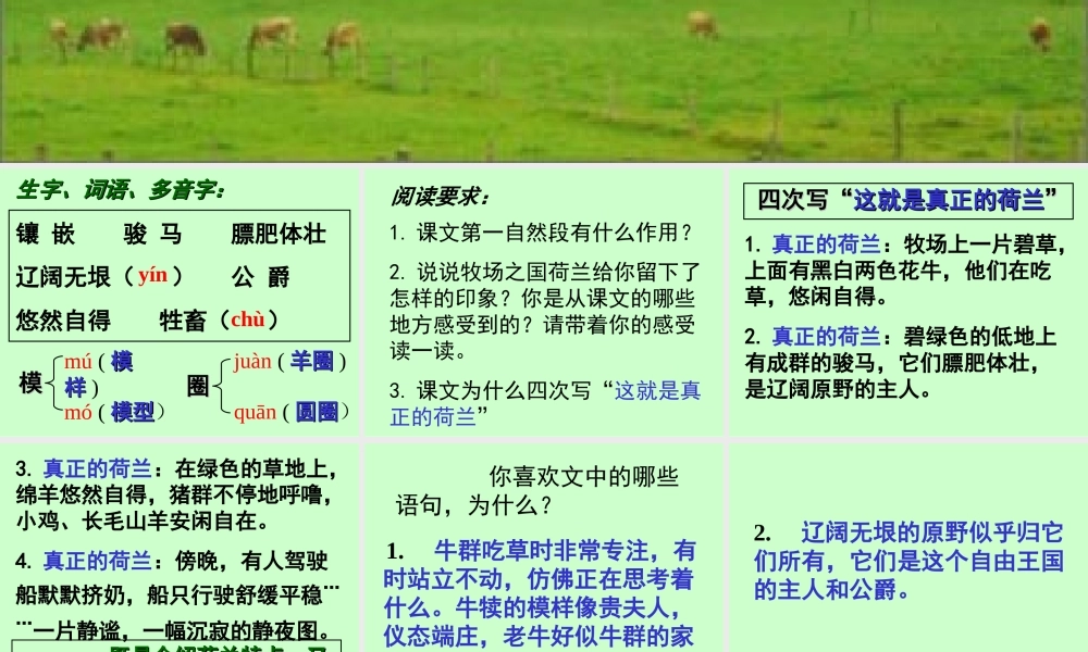 牧场之国教学课件