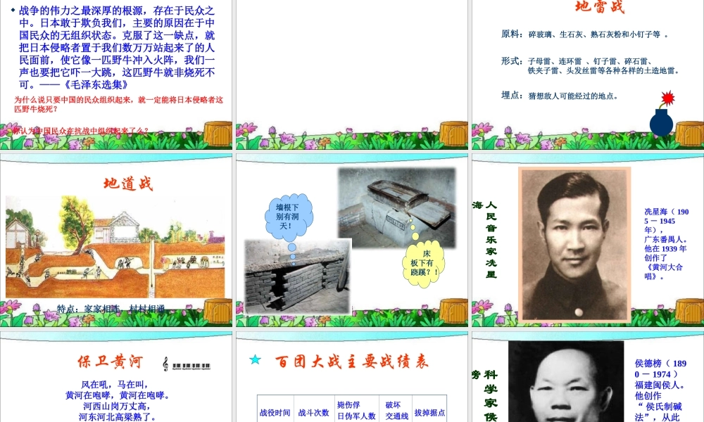 《起来_不愿做奴隶的人们》PPT