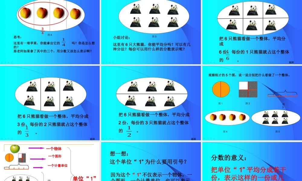 分数的意义-人教版五下