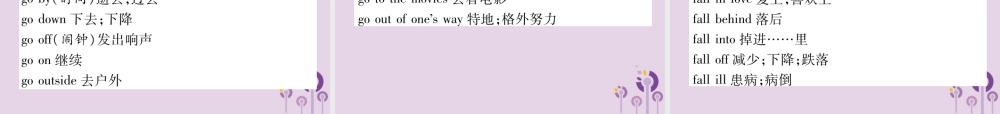 初中阶段重点短语梳理(1)动词短语(共收录368个)课件