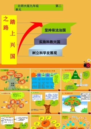 九年级政治 第二单元 踏上强国之路课件 北师大版 课件